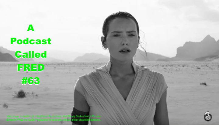 Daisy Ridley as Rey from 'Star Wars Episode IX: The Rise of Skywalker" standing in the middle of a desert.